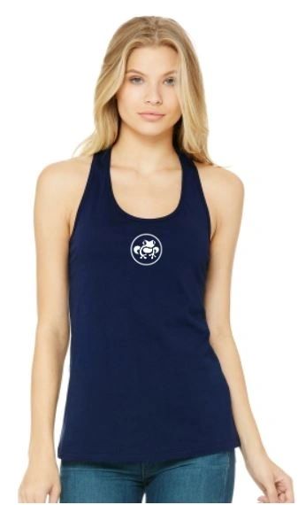 Island Frog Tank Top - Women's Racerback Indigo