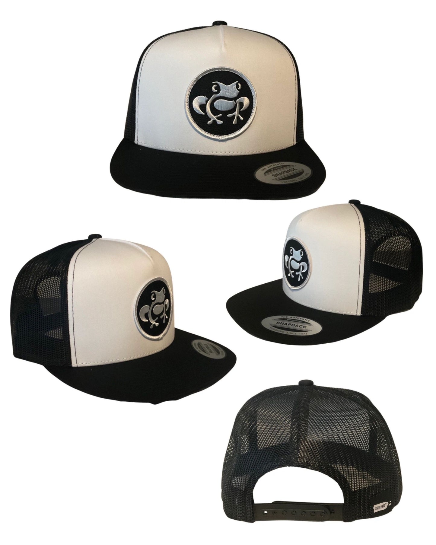 Island Frog Snapback Classic-Black/White/Black