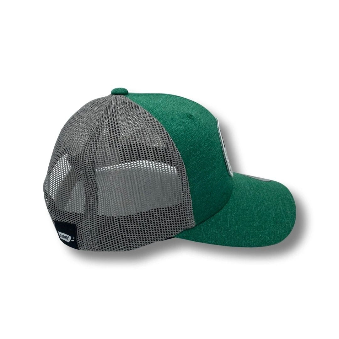 Island Frog Curved Bill - Forest Green/Grey