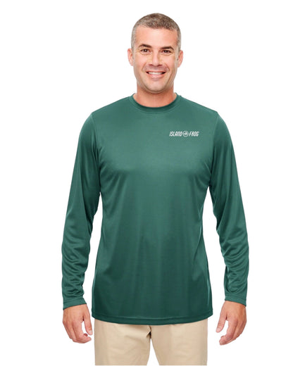 Island Frog UV Protection Cool & Dry Long Sleeve - Inked Frog - Green