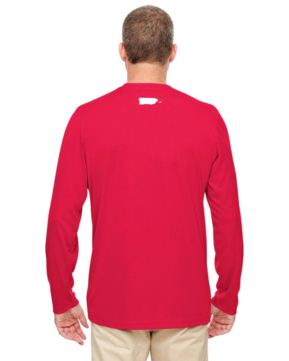 Island Frog UV Protection Cool & Dry Long Sleeve - Front Frog - Red