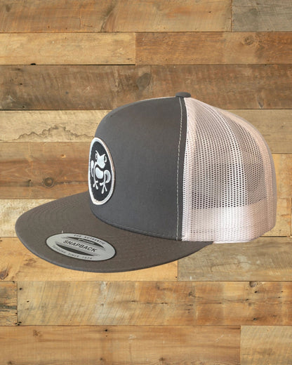 Island Frog Snapback Classic - Grey/Grey/White