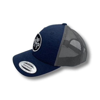 Island Frog Curved Bill - Navy/Grey