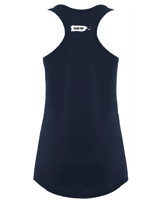 Island Frog Tank Top - Women's Racerback  Indigo