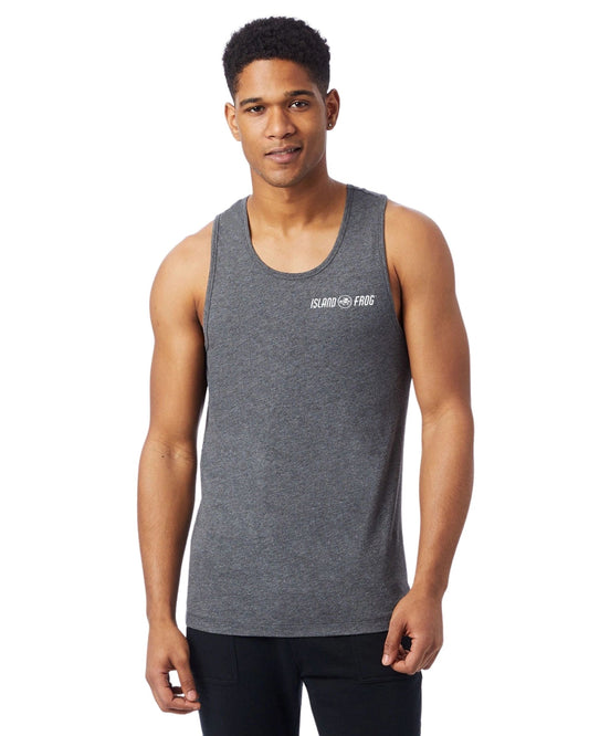 Island Frog Tank Top - Men's Dark Hthr Grey