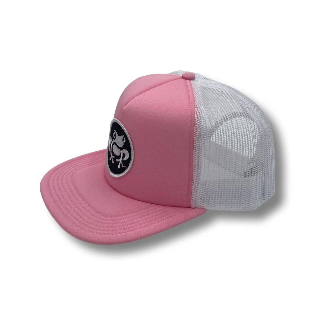 Island Frog Foam Snapback - Pink/Pink/White