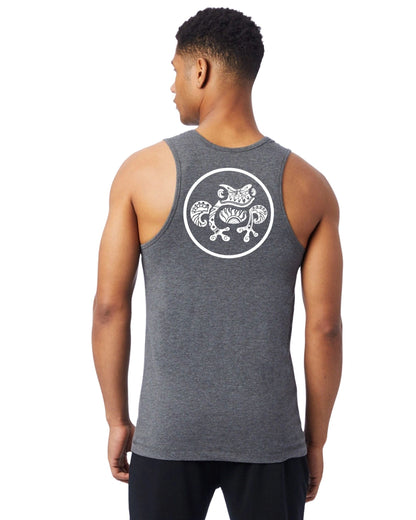 Island Frog Tank Top - Men's Dark Hthr Grey