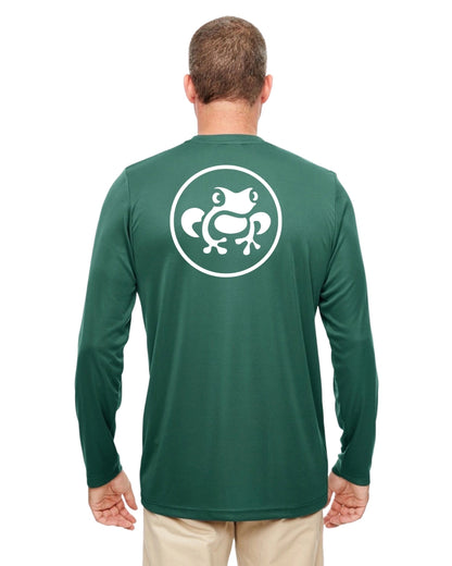 Island Frog UV Protection Cool & Dry Long-Sleeve - Classic Back - Forest Green