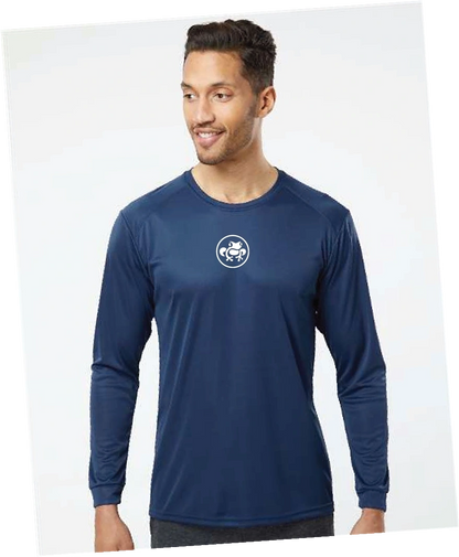 Island Frog UV Cool & Dry Protection Long Sleeve - Front Frog - Navy