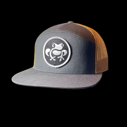 Island Frog Mid Snapback - Grey/Grey/Amber