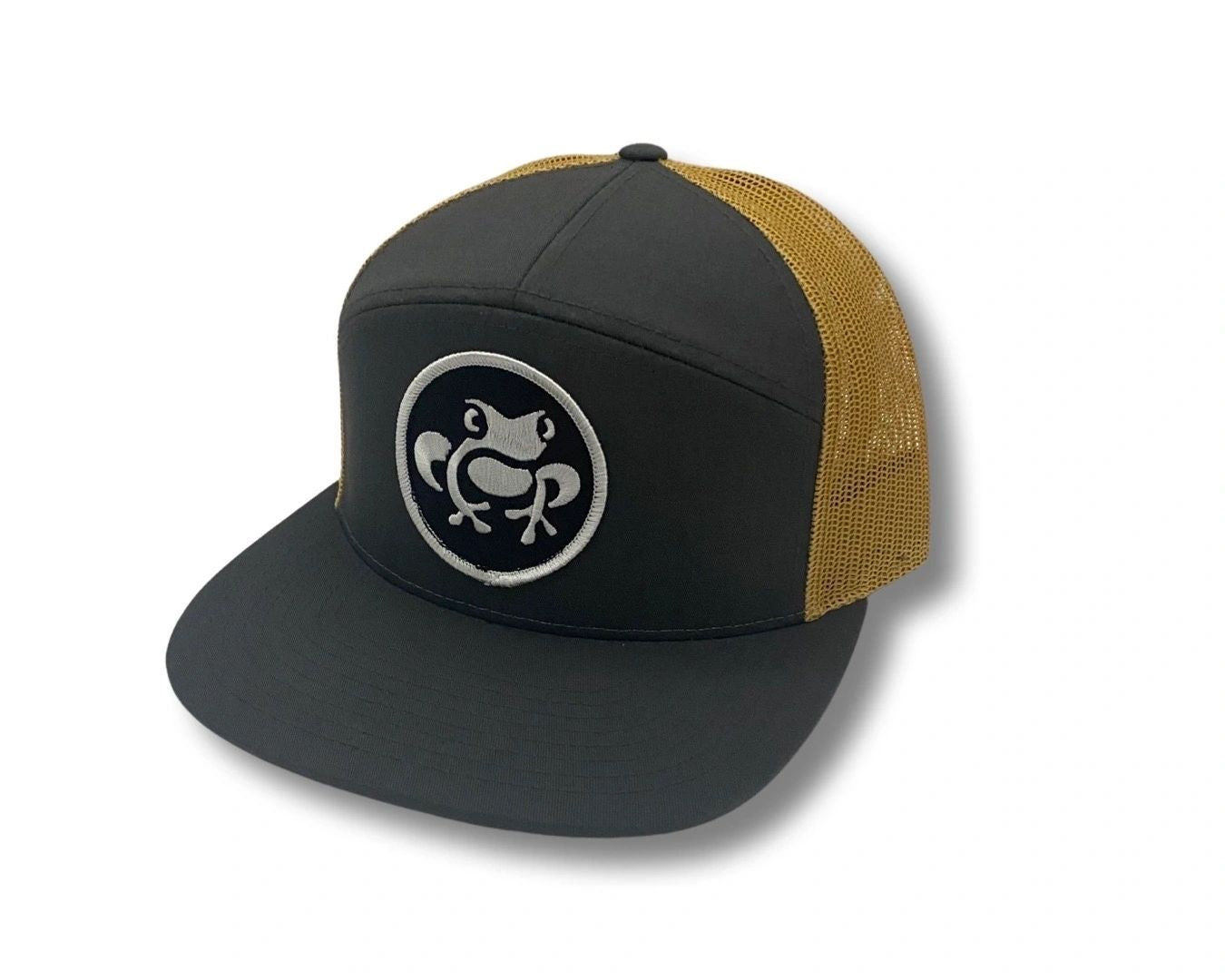 Island Frog Mid Snapback - Grey/Grey/Amber