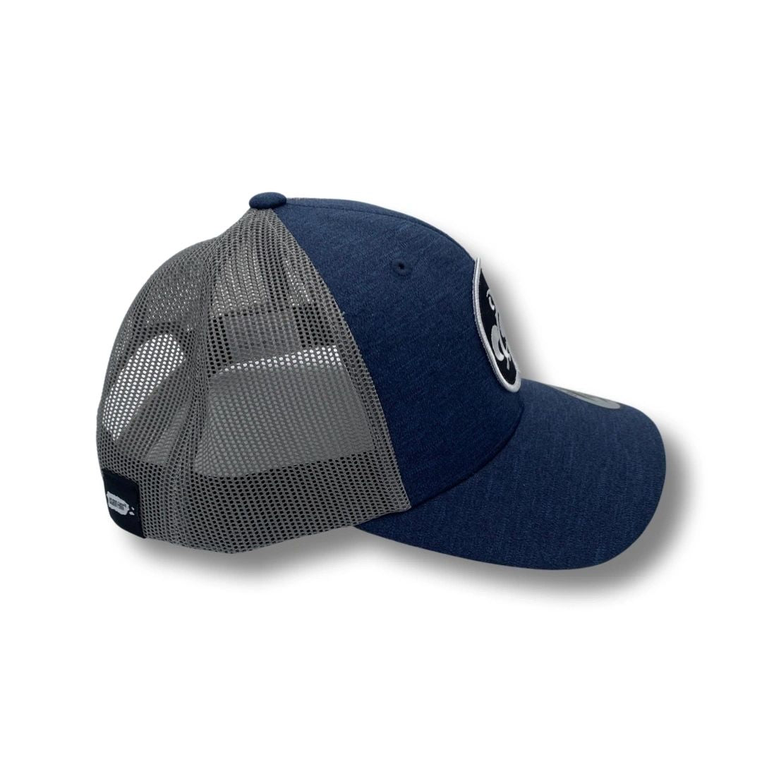 Island Frog Curved Bill - Navy/Grey