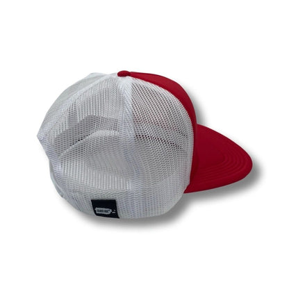 Island Frog Foam Snapback - Red / Red / White