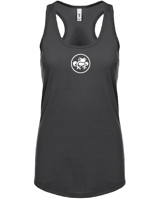 Island Frog Tank Top - Women's Racerback Black