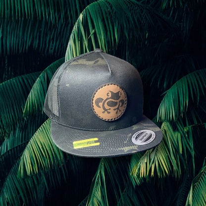 Island Frog Leather Classic - Camo/Camo/Black