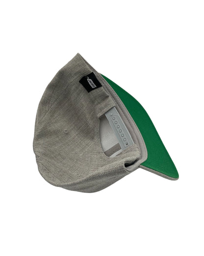 Island Frog Structured Flat Visor - Hthr Grey