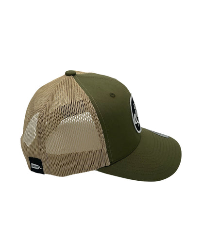 Island Frog Curved Bill - Olive/Tan