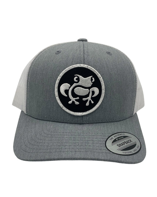 Island Frog Curved Bill - Grey/White