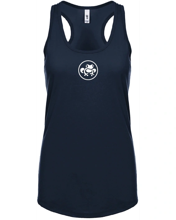 Island Frog Tank Top - Women's Racerback  Indigo