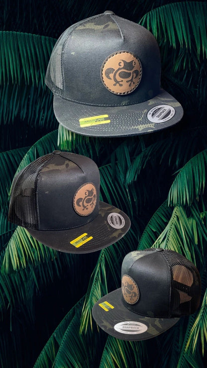 Island Frog Leather Classic - Camo/Camo/Black