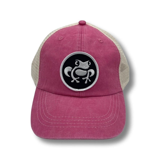 Island Frog Women's Snapback - Hot Pink