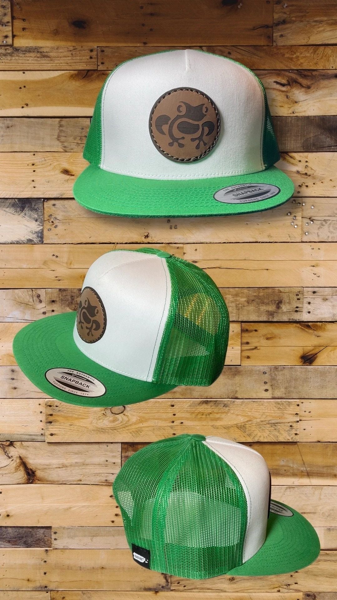 Island Frog Leather Classic - KGreen/White/KGreen