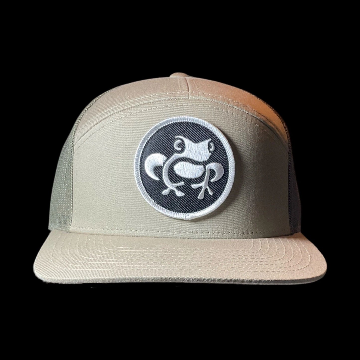 Island Frog Mid Snapback - Tan/Tan/Olive