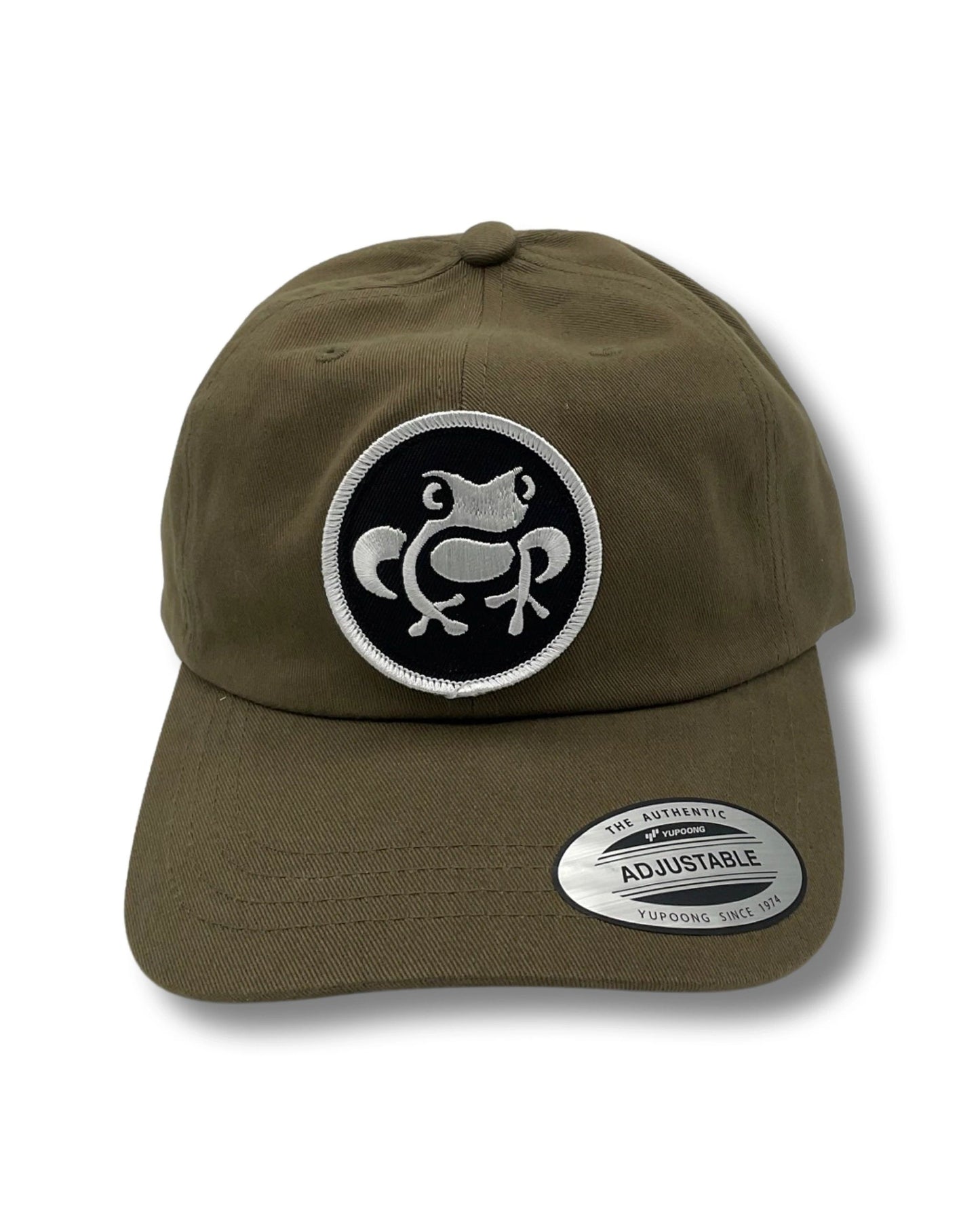 Island Frog Adjustable Dad Hat - Light Loden