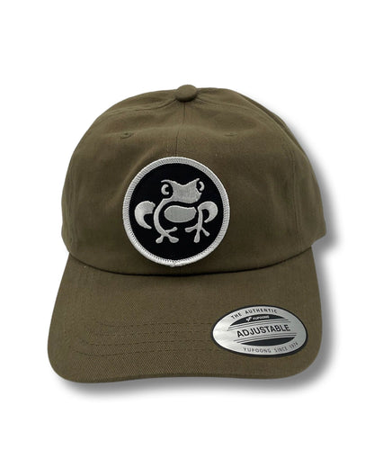 Island Frog Adjustable Dad Hat - Light Loden