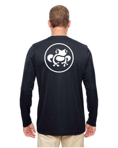 Island Frog UV Protection Cool & Dry Long-Sleeve - Classic Back - Black