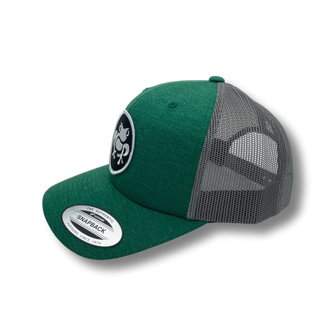 Island Frog Curved Bill - Forest Green/Grey