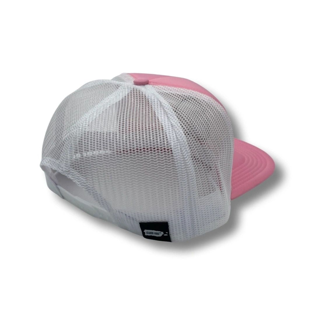 Island Frog Foam Snapback - Pink/Pink/White