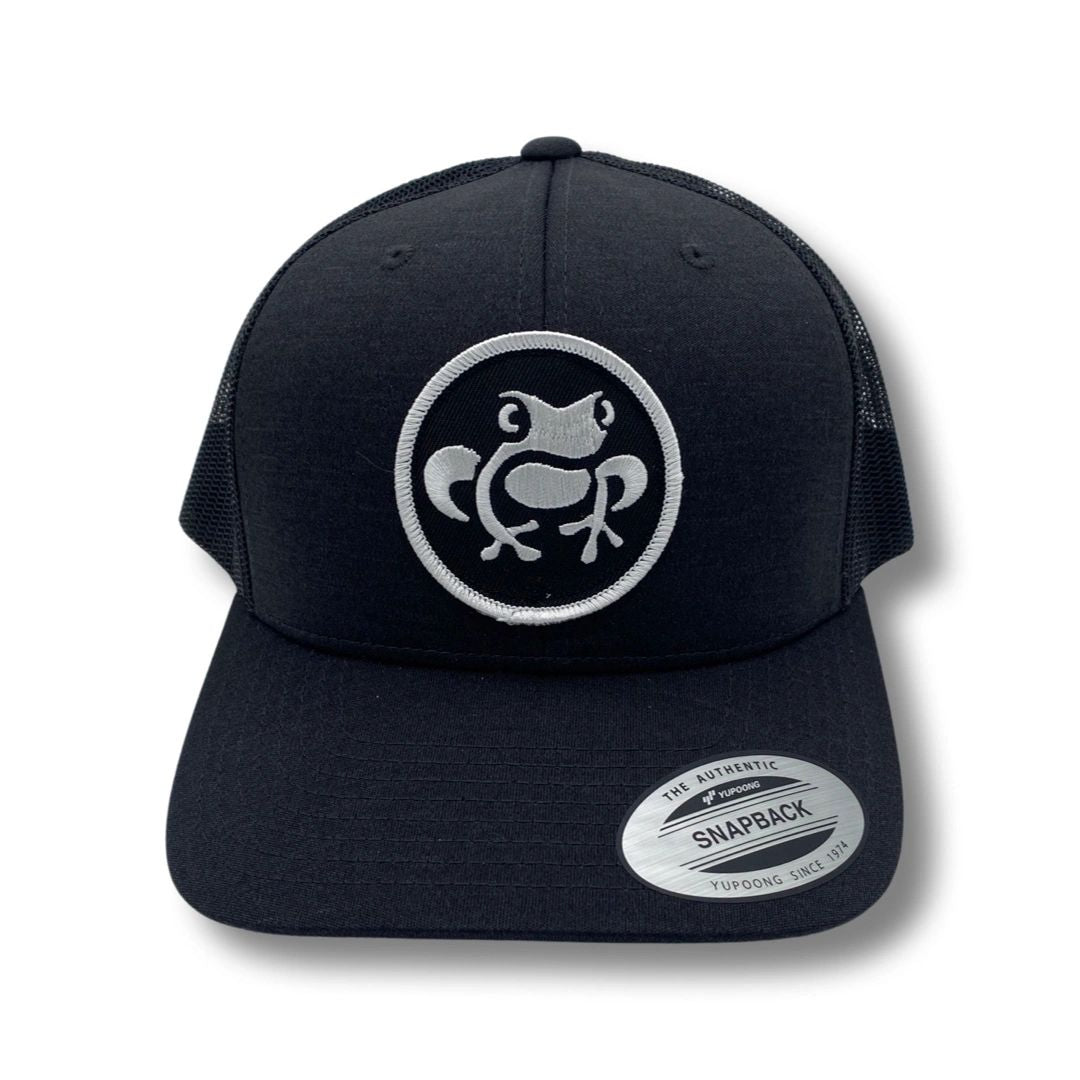 Island Frog Curved Bill - Black/Black