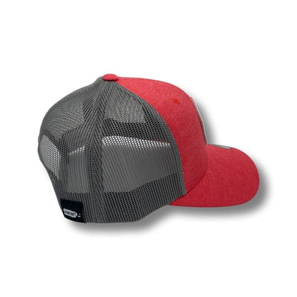 Island Frog Curved Bill - Red/Grey