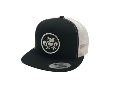 Island Frog Snapback Classic - Black/ Black/White