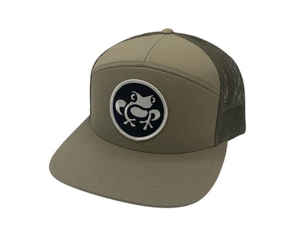 Island Frog Mid Snapback - Tan/Tan/Olive